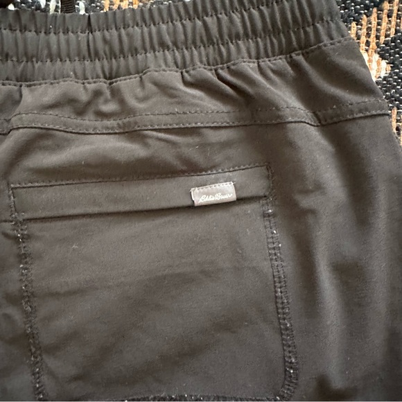 Eddie Bauer Flannel Lined Black Pants size 12 Woman - Picture 10 of 14